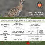 Recordatori dates temporada de mitja veda a Catalunya